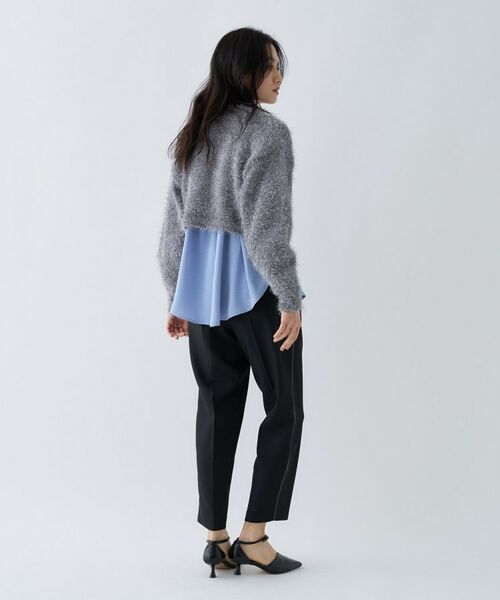 cloenc / クロエンス カーディガン・ボレロ | 【手洗い可】ラメフェザ―ヤーンショートカーディガン | 詳細19