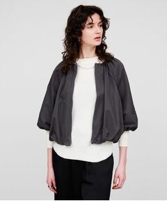 cloenc / クロエンス レザーブルゾン・ジャケット | 【手洗い可】バルーンショートブルゾン