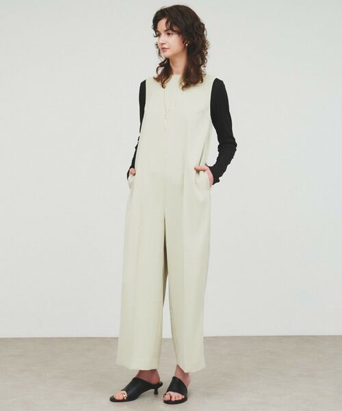 cloenc / クロエンス サロペット・オールインワン | 【手洗い可】ダブルクロスオールインワン | 詳細13