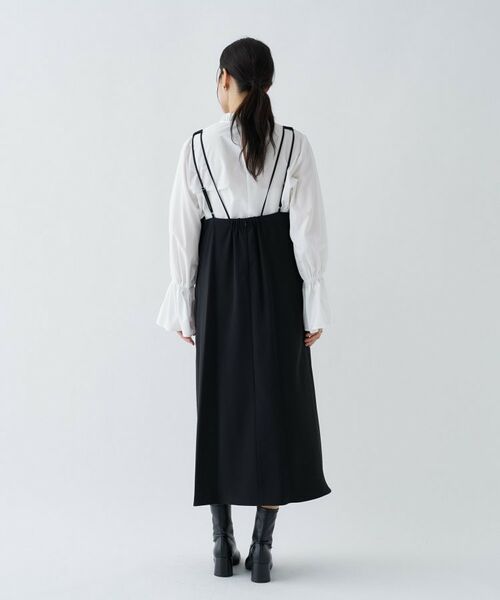 cloenc / クロエンス ロング・マキシ丈ワンピース | 【手洗い可】Vネックフレアワンピース | 詳細16