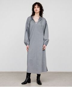 cloenc / クロエンス ロング・マキシ丈ワンピース | 【手洗い可】ギャザーリボンワンピース