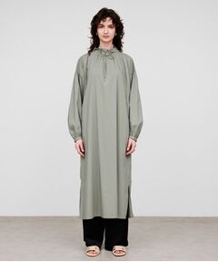 cloenc / クロエンス ロング・マキシ丈ワンピース | 【手洗い可】ギャザーリボンワンピース