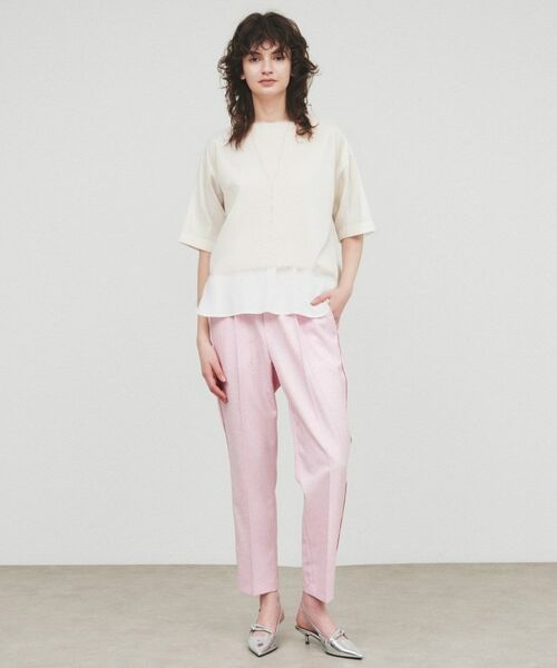 cloenc / クロエンス ショート・ハーフ・半端丈パンツ | 【セットアップ／手洗い可】イージータックテーパードパンツ | 詳細14