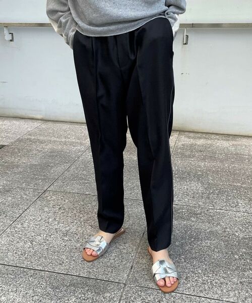 cloenc / クロエンス ショート・ハーフ・半端丈パンツ | 【セットアップ／手洗い可】イージータックテーパードパンツ | 詳細26