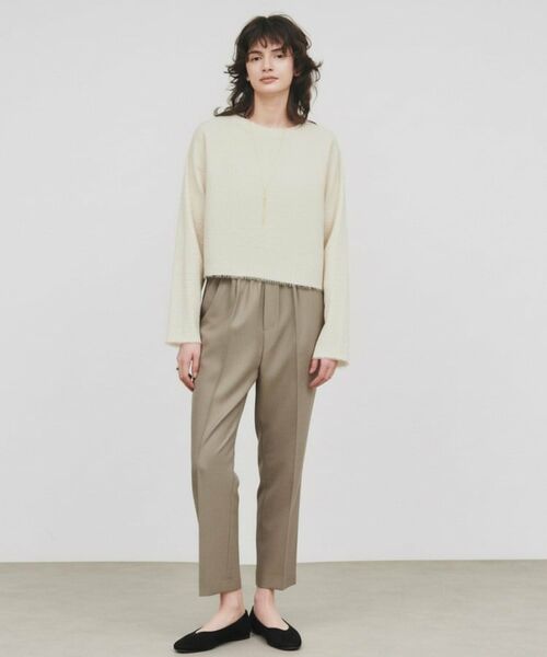cloenc / クロエンス ショート・ハーフ・半端丈パンツ | 【セットアップ／手洗い可】イージータックテーパードパンツ | 詳細7