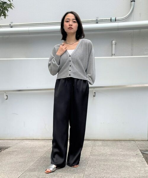 cloenc / クロエンス パンツ | 【マシンウォッシュ】ドレープワイドパンツ | 詳細14