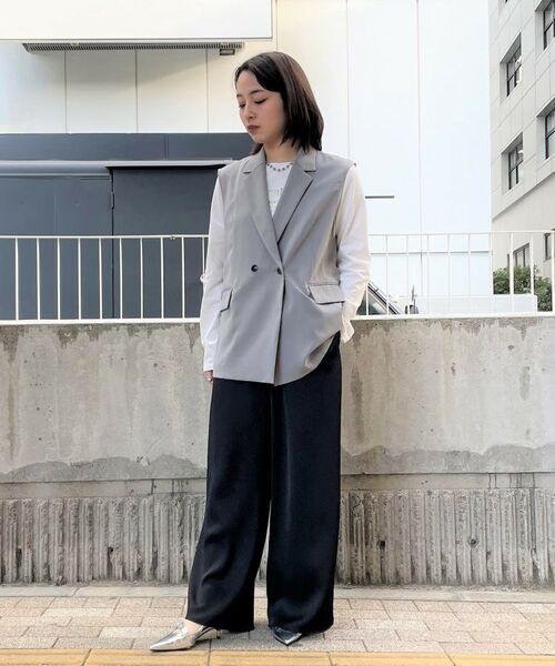 cloenc / クロエンス パンツ | 【マシンウォッシュ】ドレープワイドパンツ | 詳細15