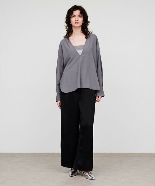 cloenc / クロエンス パンツ | 【マシンウォッシュ】ドレープイージーワイドパンツ | 詳細22