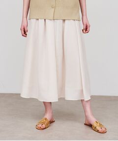 cloenc / クロエンス ロング・マキシ丈スカート | 【手洗い可】タックフレアスカート