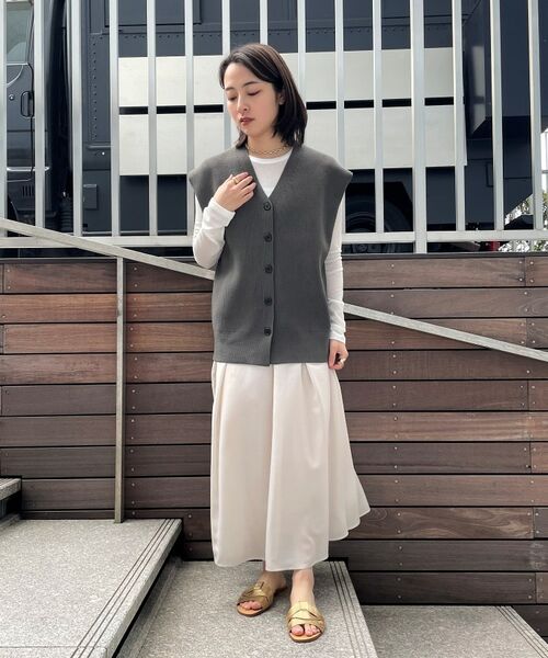 cloenc / クロエンス ロング・マキシ丈スカート | 【手洗い可】タックフレアスカート | 詳細14