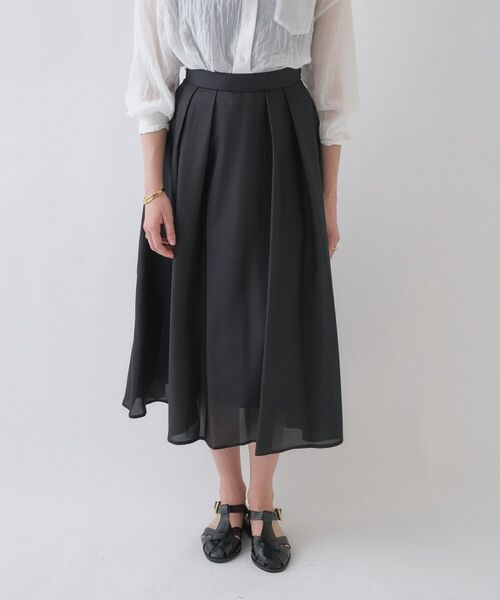 cloenc / クロエンス ロング・マキシ丈スカート | 【手洗い可】タックフレアスカート | 詳細18