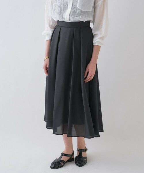 cloenc / クロエンス ロング・マキシ丈スカート | 【手洗い可】タックフレアスカート | 詳細19