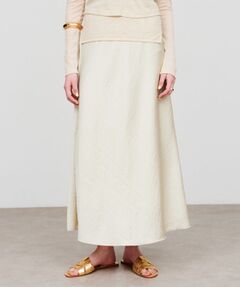 cloenc / クロエンス ロング・マキシ丈スカート | 【手洗い可】サテンフレアスカート