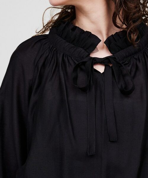 cloenc / クロエンス シャツ・ブラウス | 【手洗い可】シアーリボンブラウス | 詳細11