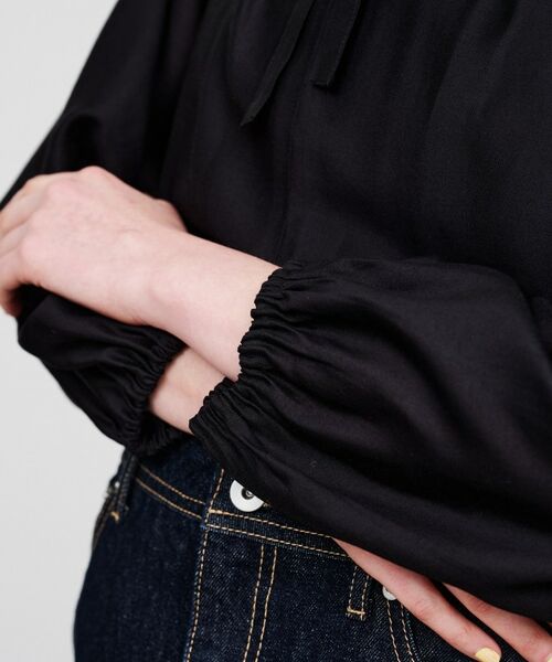 cloenc / クロエンス シャツ・ブラウス | 【手洗い可】シアーリボンブラウス | 詳細12