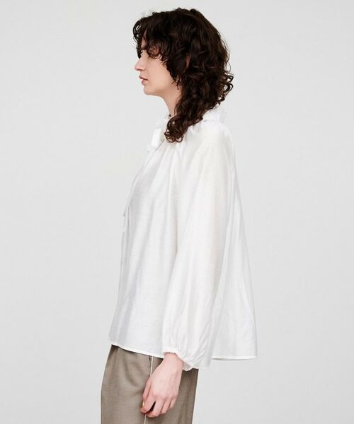 cloenc / クロエンス シャツ・ブラウス | 【手洗い可】シアーリボンブラウス | 詳細3