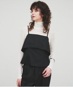 cloenc / クロエンス シャツ・ブラウス | 【セットアップ／手洗い可】イレヘムフリルキャミソール