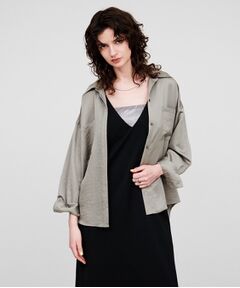 cloenc / クロエンス シャツ・ブラウス | 【手洗い可】サテンスキッパーシャツ