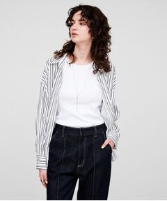 cloenc / クロエンス シャツ・ブラウス | 【手洗い可】サテンスキッパーシャツ