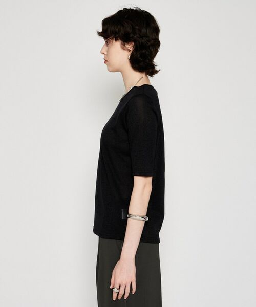 cloenc / クロエンス Tシャツ | 【手洗い可】シアーラメTシャツ | 詳細10