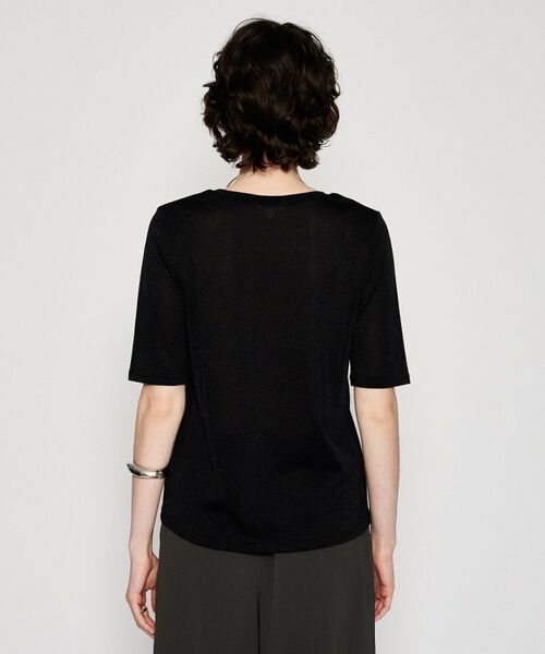 cloenc / クロエンス Tシャツ | 【手洗い可】シアーラメTシャツ | 詳細11