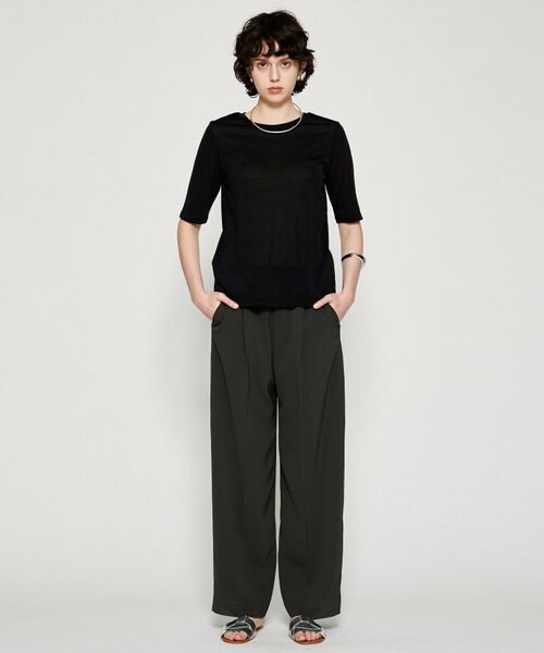 cloenc / クロエンス Tシャツ | 【手洗い可】シアーラメTシャツ | 詳細9