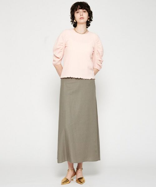 cloenc / クロエンス カットソー | 【マシンウォッシュ】ジャガードギャザープルオーバー | 詳細11