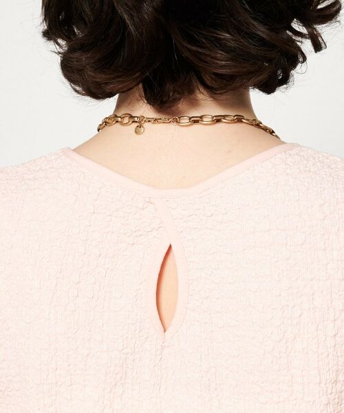 cloenc / クロエンス カットソー | 【マシンウォッシュ】ジャガードギャザープルオーバー | 詳細13