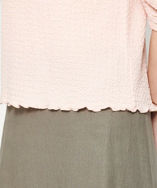 cloenc / クロエンス カットソー | 【マシンウォッシュ】ジャガードギャザープルオーバー | 詳細16