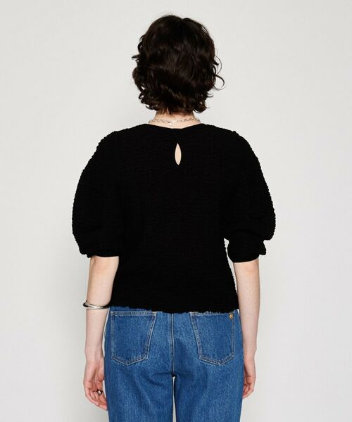 cloenc / クロエンス カットソー | 【マシンウォッシュ】ジャガードギャザープルオーバー | 詳細9