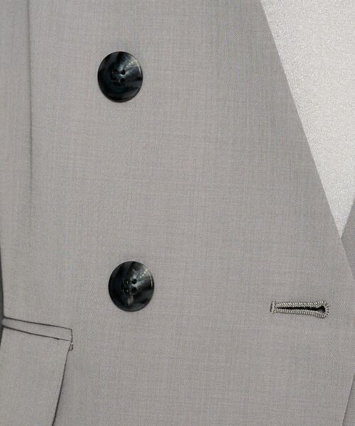 cloenc / クロエンス ノーカラージャケット | 【セットアップ／マシンウォッシュ】ノーカラージャケット | 詳細8