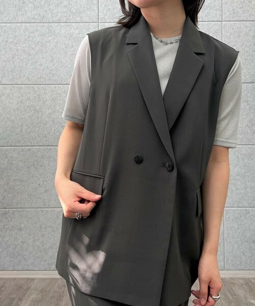 cloenc / クロエンス ベスト | 【セットアップ／マシンウォッシュ】テーラードベスト | 詳細15