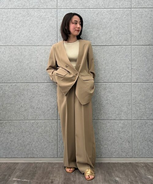 cloenc / クロエンス パンツ | 【セットアップ／マシンウォッシュ】イージーワイドパンツ | 詳細14