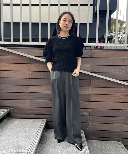 cloenc / クロエンス パンツ | 【セットアップ／マシンウォッシュ】イージーワイドパンツ | 詳細18