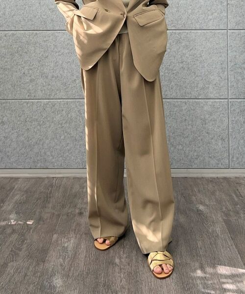 cloenc / クロエンス パンツ | 【セットアップ／マシンウォッシュ】イージーワイドパンツ | 詳細24