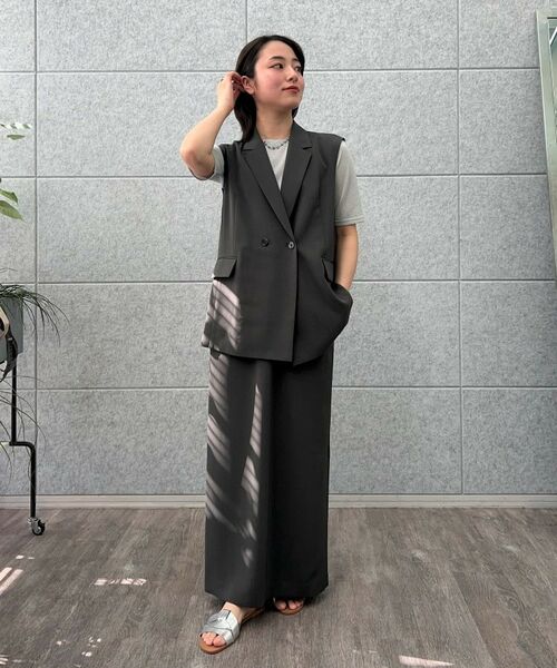 cloenc / クロエンス ロング・マキシ丈スカート | 【セットアップ／マシンウォッシュ】イージーIラインスカート | 詳細18