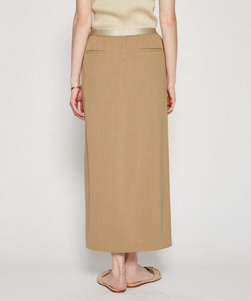 cloenc / クロエンス ロング・マキシ丈スカート | 【セットアップ／マシンウォッシュ】イージーIラインスカート | 詳細3