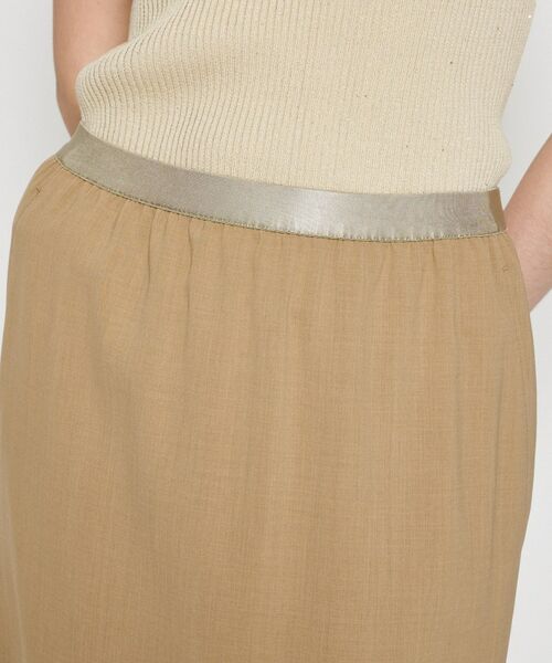 cloenc / クロエンス ロング・マキシ丈スカート | 【セットアップ／マシンウォッシュ】イージーIラインスカート | 詳細4