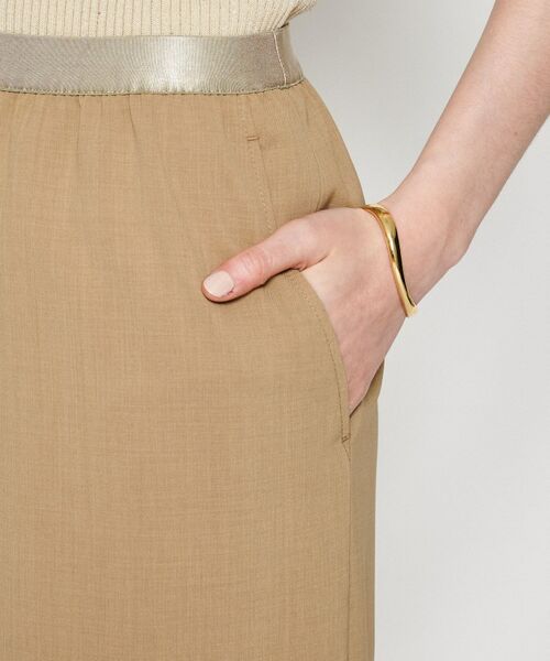 cloenc / クロエンス ロング・マキシ丈スカート | 【セットアップ／マシンウォッシュ】イージーIラインスカート | 詳細5