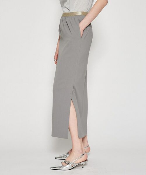 cloenc / クロエンス ロング・マキシ丈スカート | 【セットアップ／マシンウォッシュ】イージーIラインスカート | 詳細7