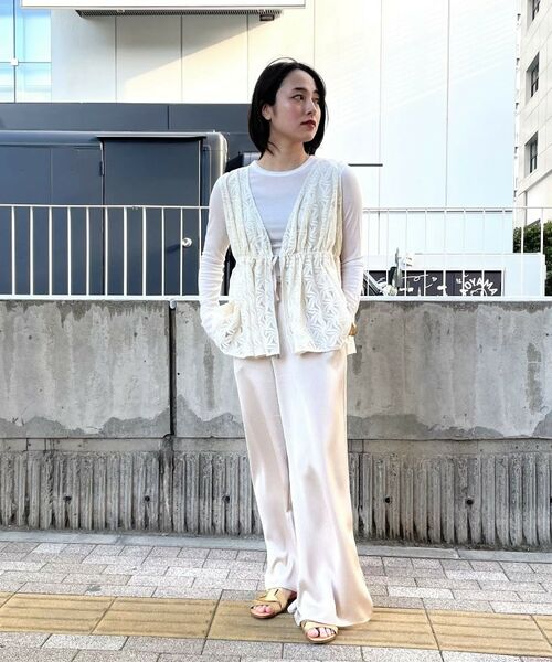 cloenc / クロエンス シャツ・ブラウス | 【手洗い可】フラワーレースブラウス | 詳細10