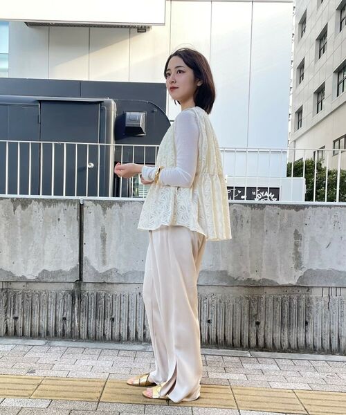 cloenc / クロエンス シャツ・ブラウス | 【手洗い可】フラワーレースブラウス | 詳細12