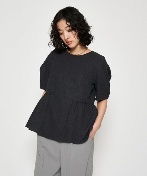 cloenc / クロエンス シャツ・ブラウス | 【手洗い可】フレアチュニックブラウス | 詳細15