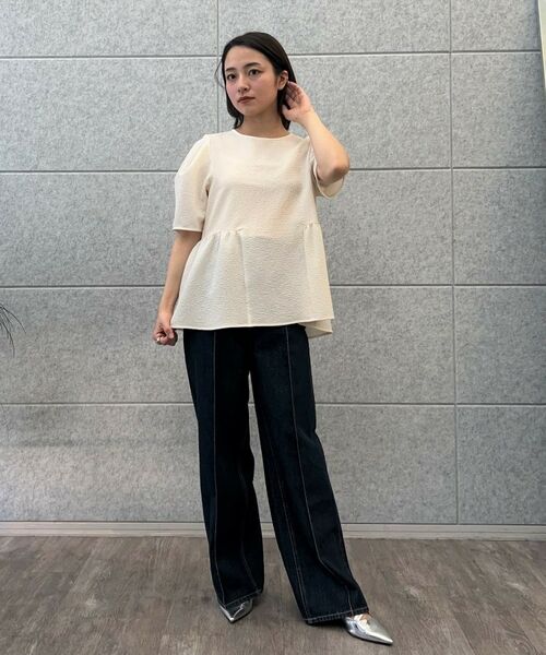 cloenc / クロエンス シャツ・ブラウス | 【手洗い可】フレアチュニックブラウス | 詳細16