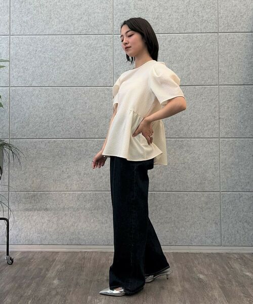 cloenc / クロエンス シャツ・ブラウス | 【手洗い可】フレアチュニックブラウス | 詳細17