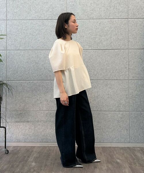 cloenc / クロエンス シャツ・ブラウス | 【手洗い可】フレアチュニックブラウス | 詳細18