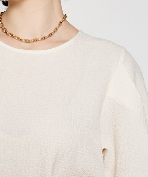 cloenc / クロエンス シャツ・ブラウス | 【手洗い可】フレアチュニックブラウス | 詳細4