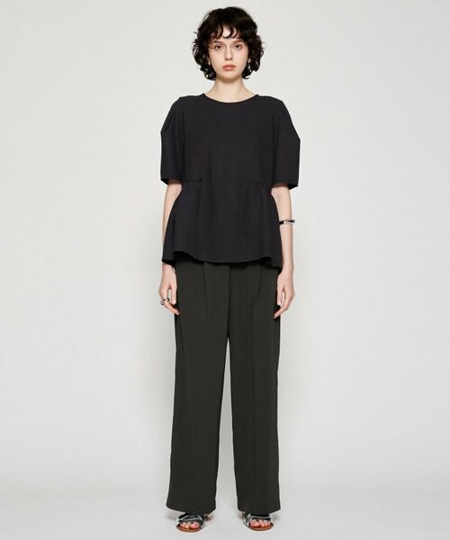 cloenc / クロエンス シャツ・ブラウス | 【手洗い可】フレアチュニックブラウス | 詳細5