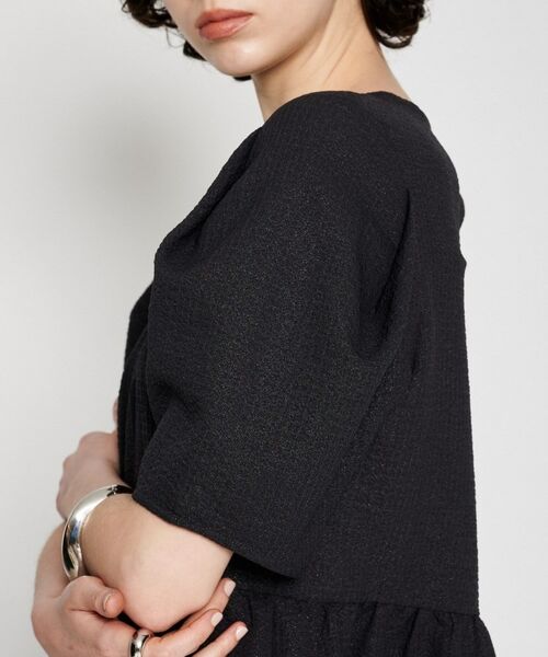 cloenc / クロエンス シャツ・ブラウス | 【手洗い可】フレアチュニックブラウス | 詳細9