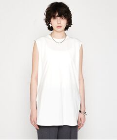 cloenc / クロエンス カットソー | 【マシンウォッシュ】ノースリーブロングTシャツ